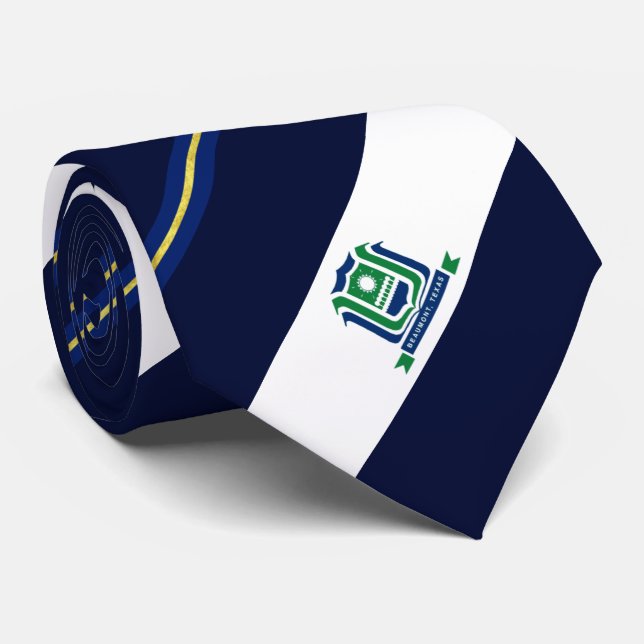Beaumont (Texas) city flagga Neck Tie Slips (Rullad)