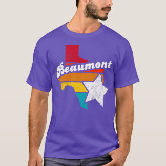 Beaumont Texas Vintage Distress Souvenir 2 T Shirt