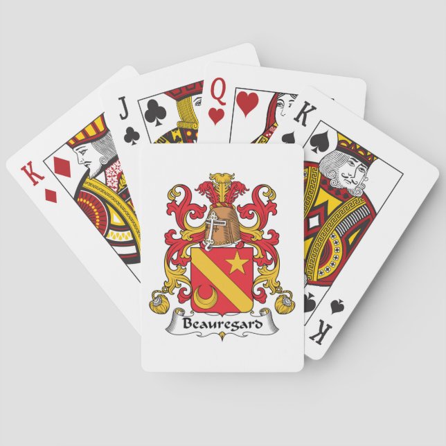 Beausee Family Crest Kortlek (Baksidan)
