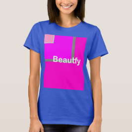 Beautfy Blue manar eller Kvinnor T Shirt