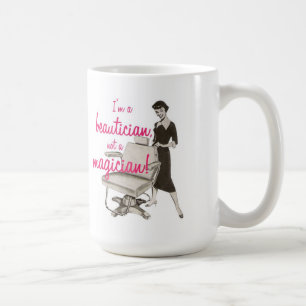 Beautician inte en trollkarlmugg kaffemugg
