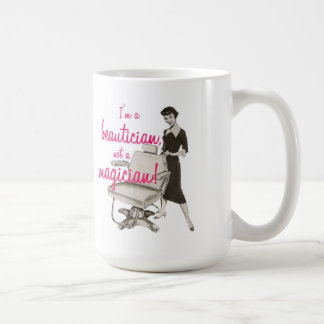 Beautician inte en trollkarlmugg kaffemugg