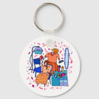 Beautician Keychain