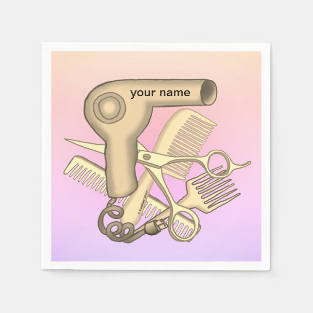 Beautician napkins pappersservett (Framsidan)