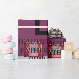 BEAUTIFL FAR GIFT_BREV_PUPLER_BLACK_GRÅTT_ PRESENTPAPPER