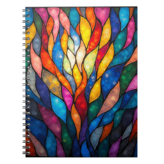 Beautiful abstract colorful notebook. anteckningsbok