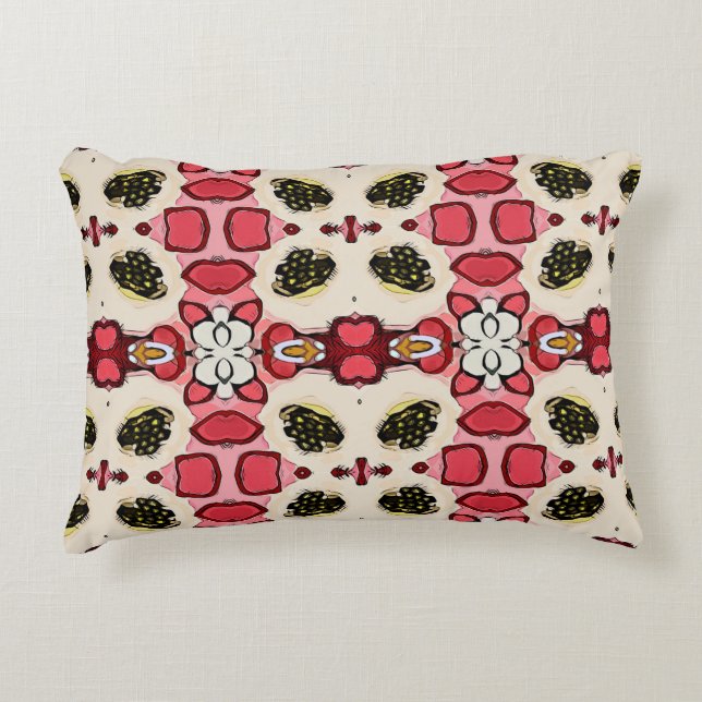Beautiful abstract ethnic seamless patternabstract prydnadskudde (Framsidan)