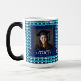 Beautiful Abstract Pattern College Grad Magisk Mugg