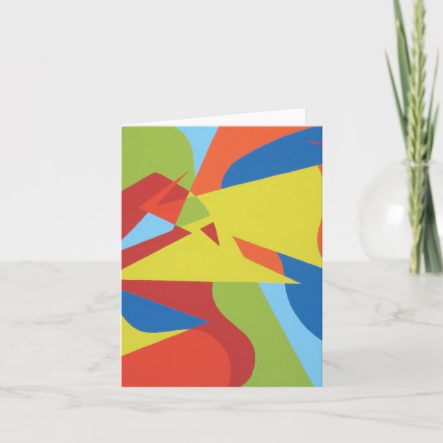 Beautiful and Vibrant Colors! Folded Invitation Inbjudan (Framsida)
