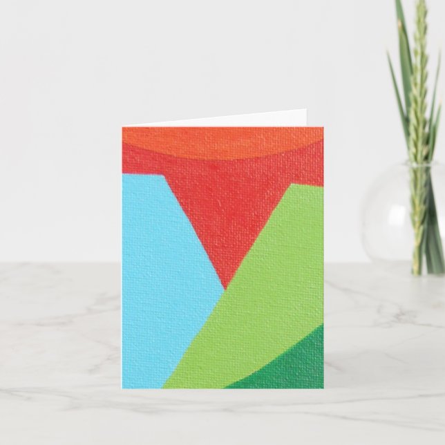 Beautiful and Vibrant Colors! Folded Invitation Inbjudan (Framsida)