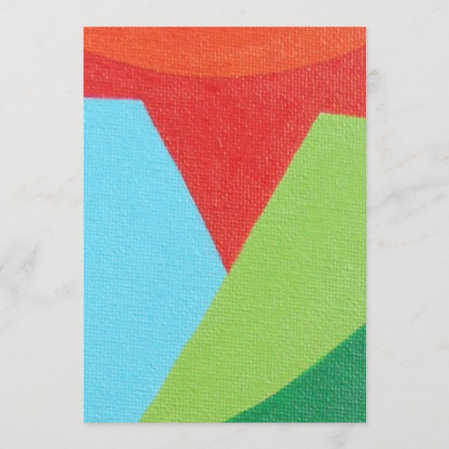 Beautiful and Vibrant Colors! Invitation Inbjudningar (Framsida)