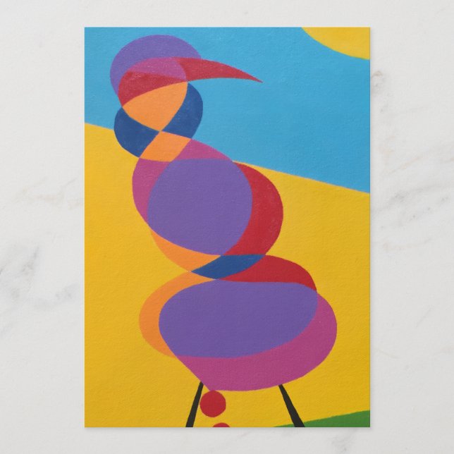 Beautiful and Vibrant Colors! Invitation Inbjudningar (Framsida)