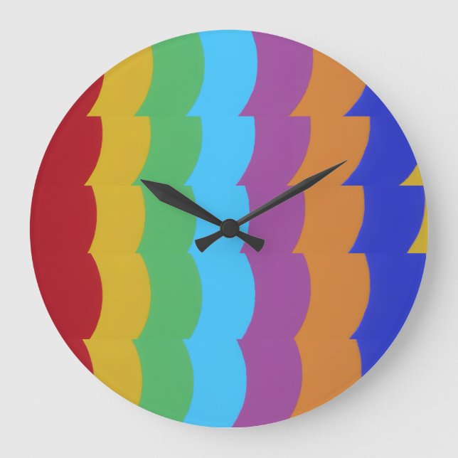 Beautiful and Vibrant Colors! Large Clock Stor Klocka (Framsida)