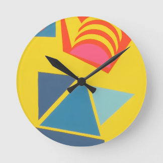 Beautiful and Vibrant Colors! Round Clock Rund Klocka