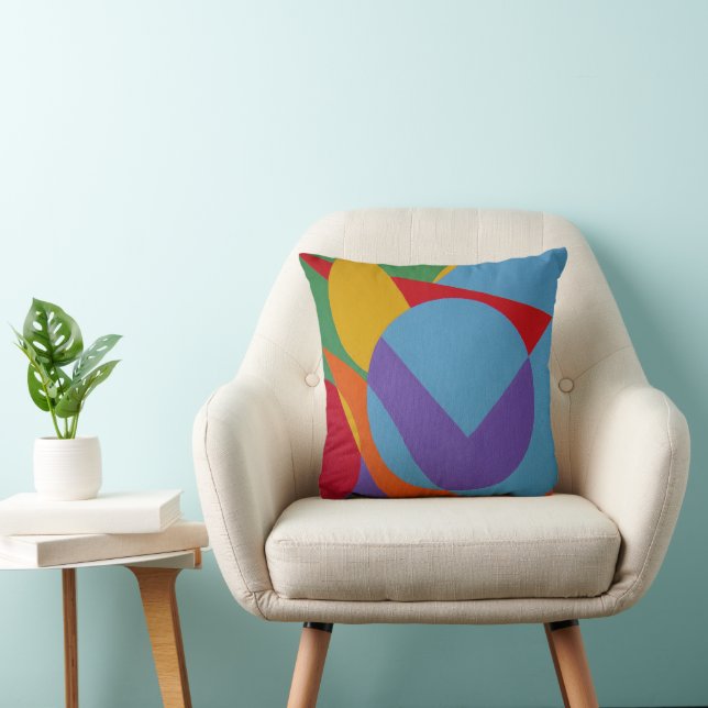 Beautiful and Vibrant Colors! Throw Pillow Kudde (Stol)