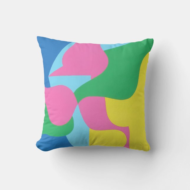 Beautiful and Vibrant Colors! Throw Pillow Kudde (Framsida)