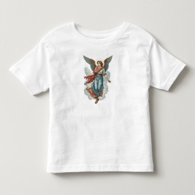 Beautiful Angel Toddler Christian Tee Shirt (Framsida)