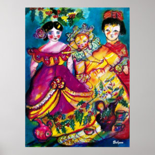 BEAUTIFUL ANTIQUE DOLLS POSTER