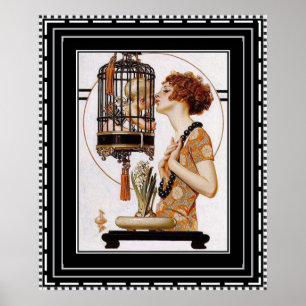 Beautiful Art Deco Print Poster