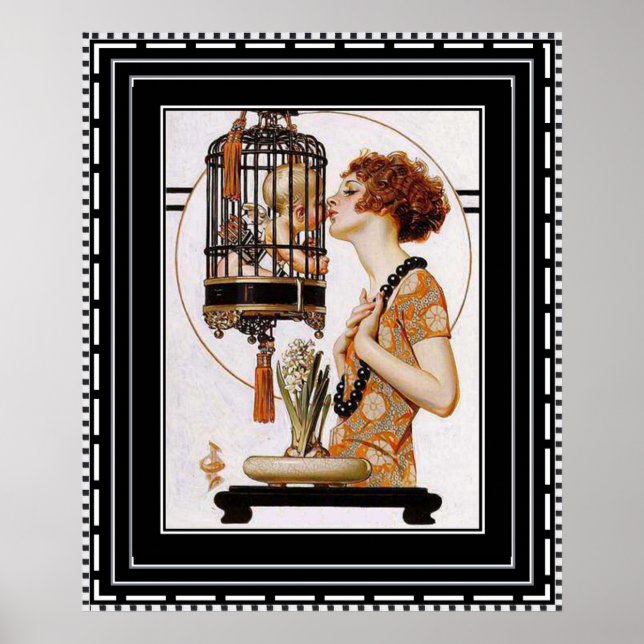 Beautiful Art Deco Print Poster (Framsidan)