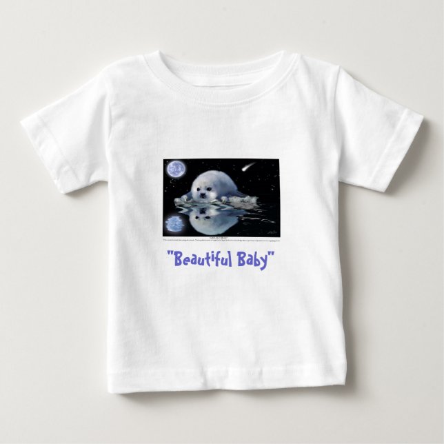BEAUTIFUL BABY ~ Småbarn toppar T-shirt (Framsida)