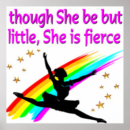 BEAUTIFUL BALLERINA DANCER DESIGN POSTER