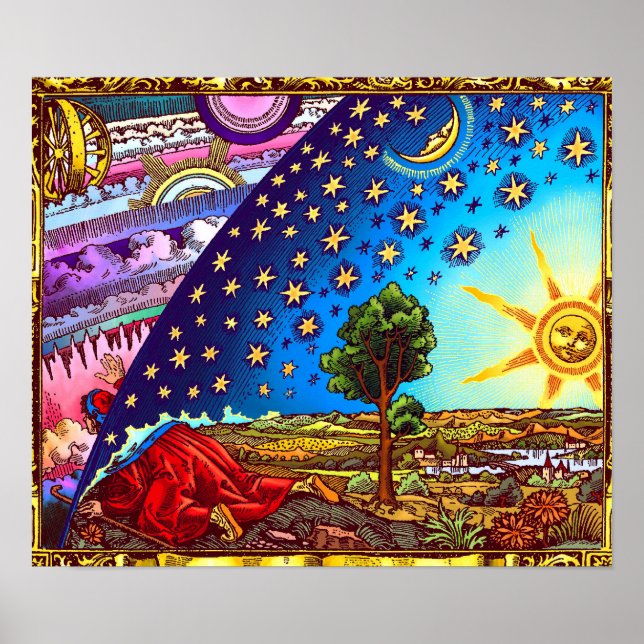 BEAUTIFUL BILD of WorldView - Flammarion Dome Poster (Framsidan)