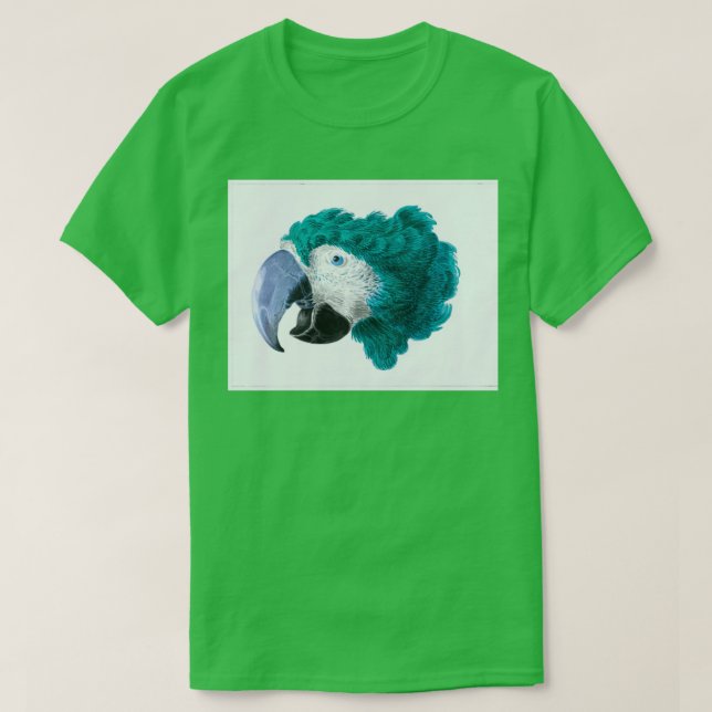 Beautiful bird green parrot t shirt (Design framsida)