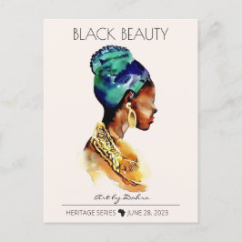 BEAUTIFUL BLACK AFRICAN QUEEN BIG GULD NECKLACE VYKORT