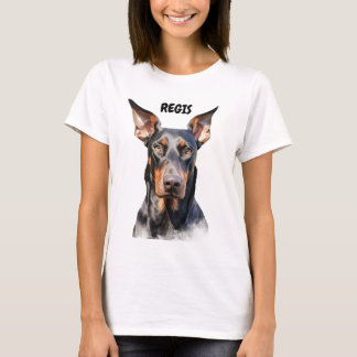 BEAUTIFUL BLACK & TAN DOBERMAN PINSCHER HUND T SHIRT