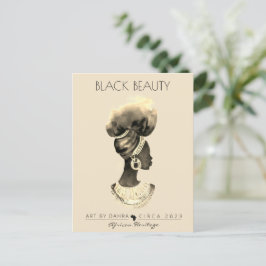 BEAUTIFUL BLACK WOMAN VYKORT