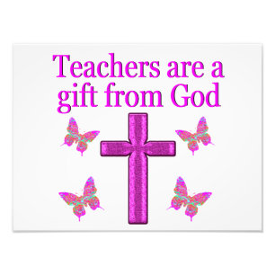 BEAUTIFUL BLESSED TEACHER DESIGN FOTOTRYCK