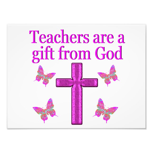 BEAUTIFUL BLESSED TEACHER DESIGN FOTOTRYCK (Framsidan)