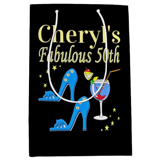 BEAUTIFUL BLUE 50:E BIRTHDAY DESIGN (Framsidan)