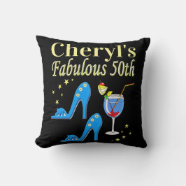 BEAUTIFUL BLUE 50:E BIRTHDAY DESIGN KUDDE