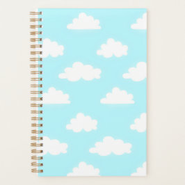 Beautiful Blue Sky Print Notebook Planner