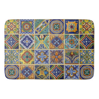 Beautiful Boho Talavera Tiles Badrumsmatta
