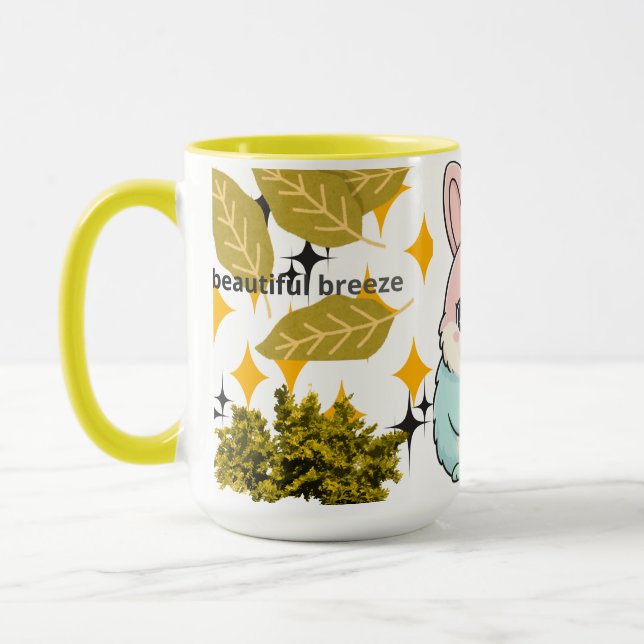 "Beautiful Breeze Mug – Nature’s Calm in Every Sip Mugg (Vänster)