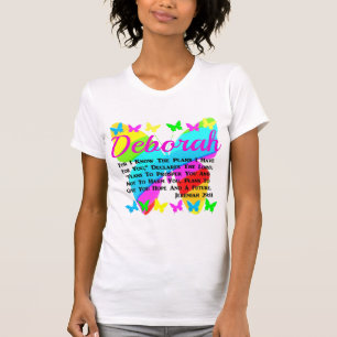 BEAUTIFUL BUTTERFLY PERSONLIG JEREMIAH 29:11 T SHIRT