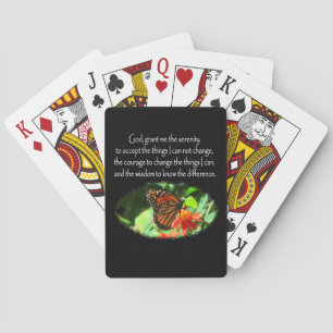 BEAUTIFUL BUTTERFLY PHOTO SERENITY PRAYER DESIGN CASINOKORT
