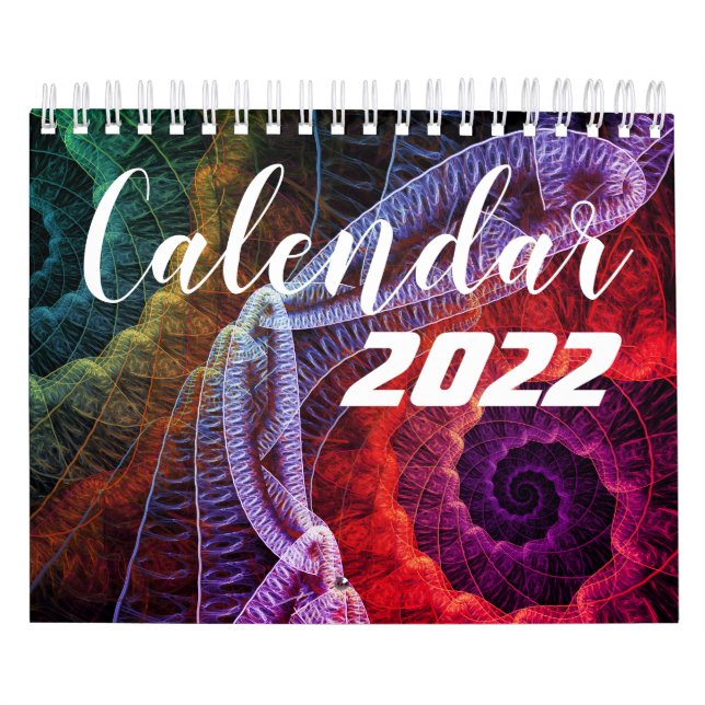 Beautiful Calendar 2022 with Fractal Art Kalender (Omslag)