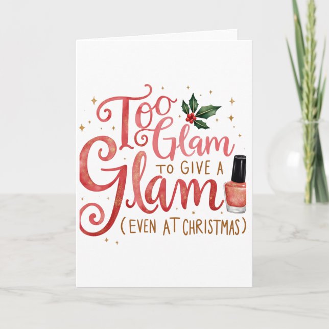 Beautiful Card for those glam relatives Kort (Framsida)