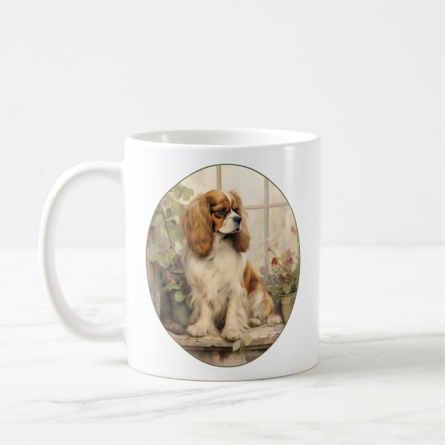 Beautiful Cavalier – Gentle & Devoted Kaffemugg (Vänster)
