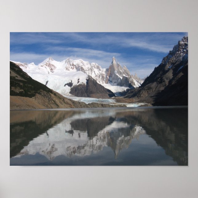 Beautiful Cerro Torre , Patagonia, Mountain View Poster (Framsidan)