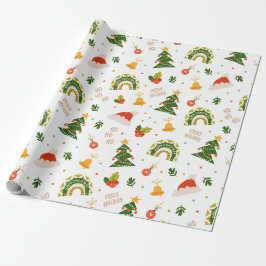 Beautiful Christmas Pattern Presentpapper