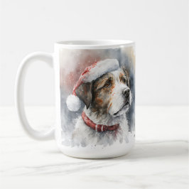 BEAUTIFUL CHRISTMAS TERRIER HUND KAFFEMUGG