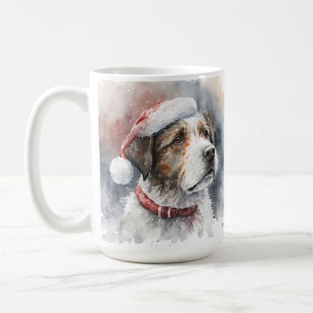 BEAUTIFUL CHRISTMAS TERRIER HUND KAFFEMUGG (Vänster)