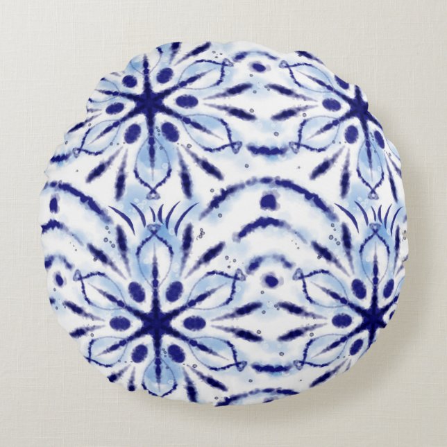 Beautiful circle pillow design  rund kudde (Framsidan)