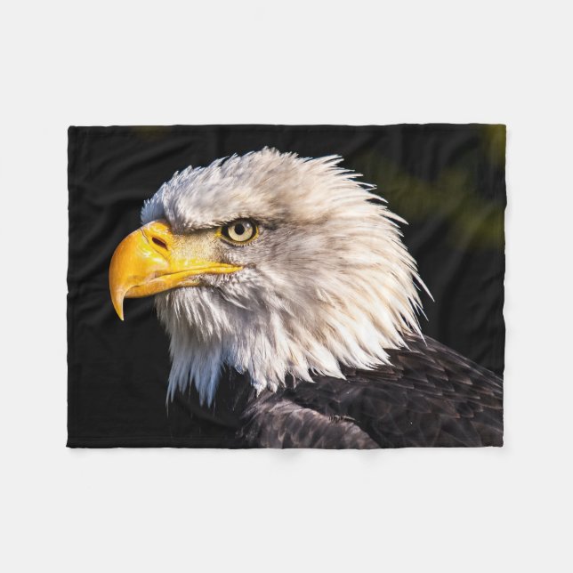Beautiful Close-up Bald Eagle picture Fleecefilt (Framsidan (Horisontell))