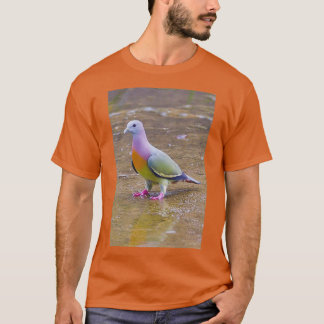 beautiful colorful cool pigeon 2 t shirt